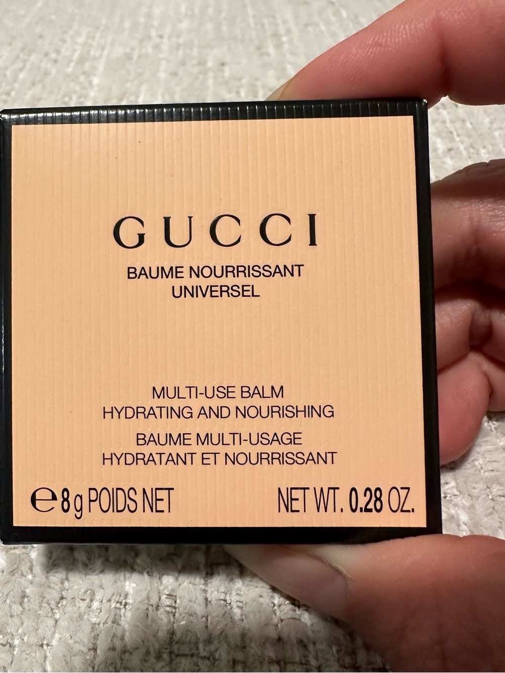Gucci Teal and Gold Decorative Compact Balm and Case - Picture 3 of 6
